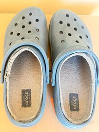 Zoccoli crocs blu taglia 46