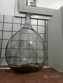 Damigiana di vetro grande - Per vino o arredamento