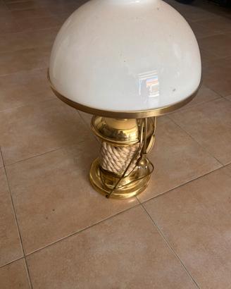 LAMPADA DA TAVOLO IN OTTONE
