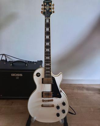 EPIPHONE LES PAUL CUSTOM ALPINE WHITE