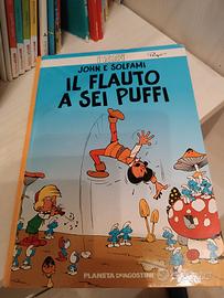 libro per bambini Il flauto a sei puffi 