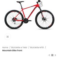 Bici MTB Bottecchia 115 Altus disk 16s 27,5”