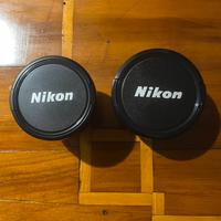 due obiettivi e adattatore della Nikon