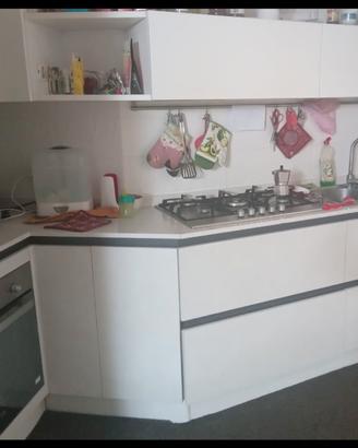 Cucina per mansarda fatta su misura