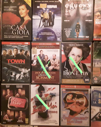DVD varie del cinema italiano e internazionale