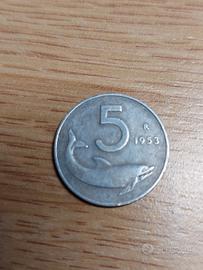5 lire 1953