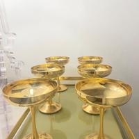 Set Bicchieri in ottone e vassoio