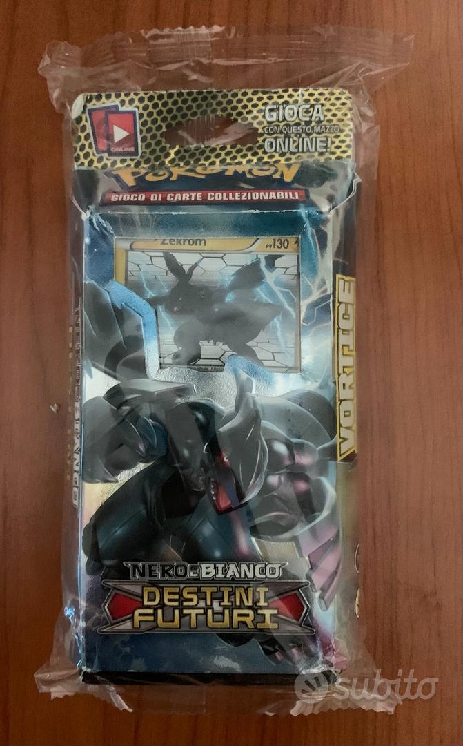 Mazzo Carte Pokemon Nero e Bianco Zekrom Ita Nuovo - Collezionismo In ...