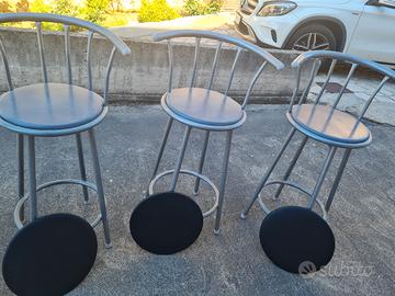 SGABELLI DA BAR SET 4PZ 