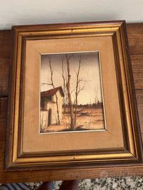 Piero Rasero - dipinto olio su tela 18x24