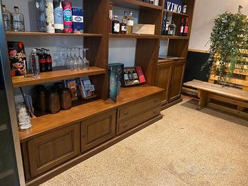 libreria legno masiccio