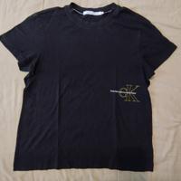 T-SHIRT cotone nera CK Taglia S