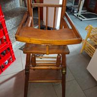 seggiolone per bambini vintage
