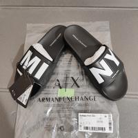 Armani Exchange ciabatte unisex Nr 39 Nuove black 