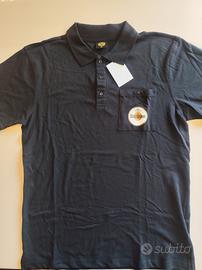 T-shirt Polo nera uomo
