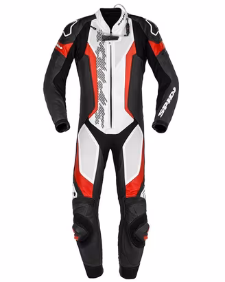 Tuta Spidi Laser Pro Perforated nero bianco rosso