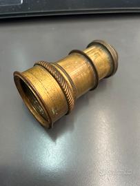 Monoculare vintage in ottone cm.9