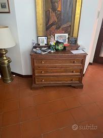 Armadio e cassettiera noce