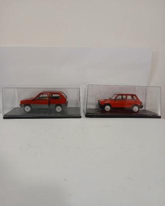 Lotto 2 modelli 1:24 Fiat Panda 45 + A 112 Abarth!