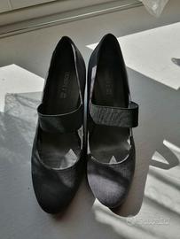SCARPE TACCO UNITO OBSEL VERA PELLE TG.38 ANTRACIT Abbigliamento e Accessori In vendita a Cremona