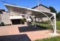 Tettoie per auto con telo in pvc mt.5x5