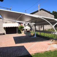 Tettoia auto con telo in pvc mt.5x5 3870euro