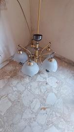 lampadario 5 luci solo da spolverare 