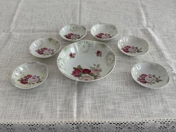 Servizio macedonia vintage 6 coppette + ciotola