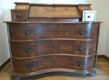 Comò secretaire scrittoio stile antico