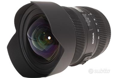 Obiettivo sigma Ex 12-24mm f/4.5-5.6 II per canon