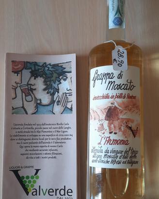 Grappa di Moscato da collezione invecchiata