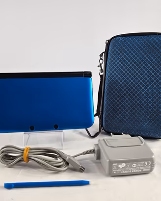 nintendo 3ds xl blu + pennino e custodia 