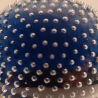 fermacarte sfera vetro sommerso di murano '60