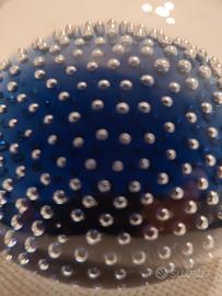fermacarte sfera vetro sommerso di murano '60