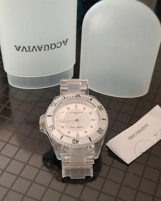 Orologio ACQUAVIVA Trasparente - NUOVO con Scatola