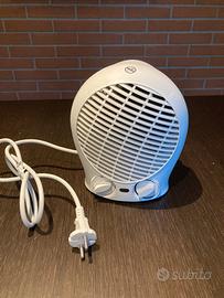 Termoventilatore 2000w bianco scaldabagno stufetta