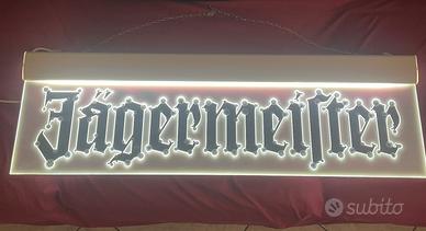Insegna luminosa jagermeister