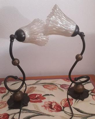 Coppia di abatjour/lampade stile Déco-Liberty