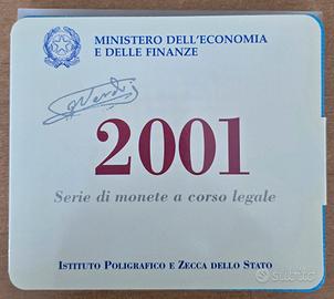 2001 - serie di monete a corso legale