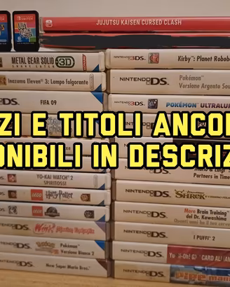 Giochi per Nintendo DS, Nintendo 3DS e Switch 