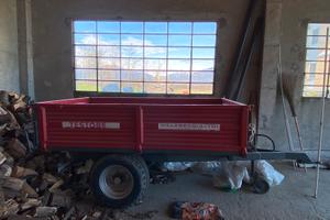 Rimorchio agricolo cassone ribaltabile omologato