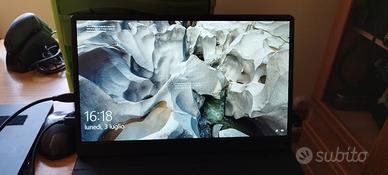 Monitor Portatile15 Pollici Full HD  altoparlanti