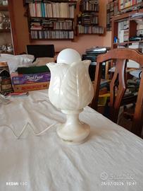 Lampada Vintage Alabastro s tulipano-Pegasam  '70