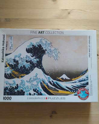 EUROGRAPHICS Puzzle- Hokusai - Smart cut Technolog