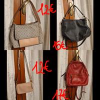 Set 3 borse e 1 zaino Carpisa a tracolla e a spall