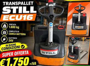 Transpallet elettrico still ECU-16 Usato