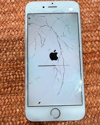 IPhone 6s Silver - Funzionante (Schermo Rotto)