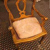 Magnifica Poltroncina Barocca/Rococò Dorata 