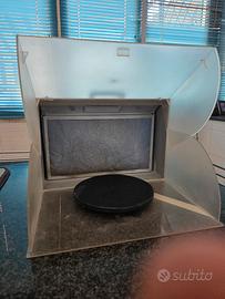 cabina verniciatura con aerografo