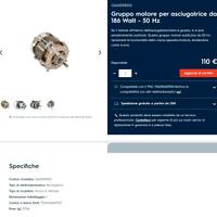 Motore asciugatrice Electrolux - Cod 1360098105